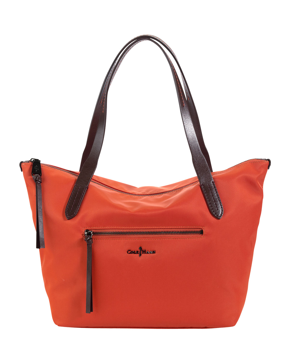 cole haan orange purse