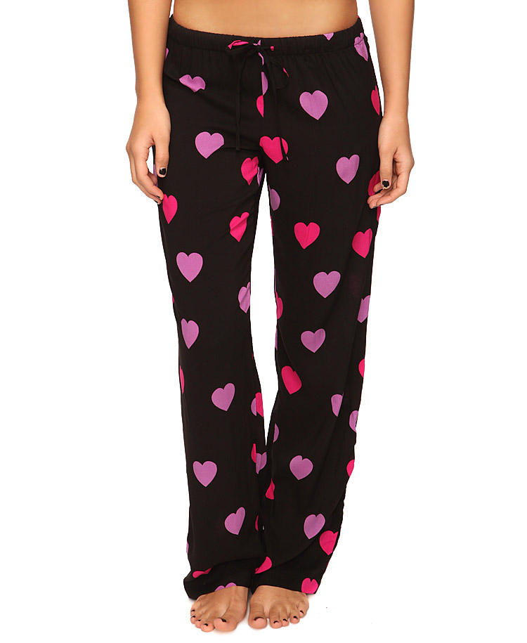 pink and black pjs