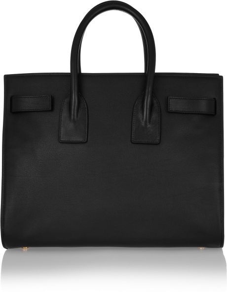 saint laurent small sac de jour leather tote