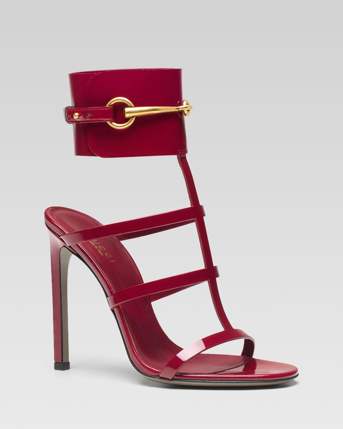 gucci red high heels