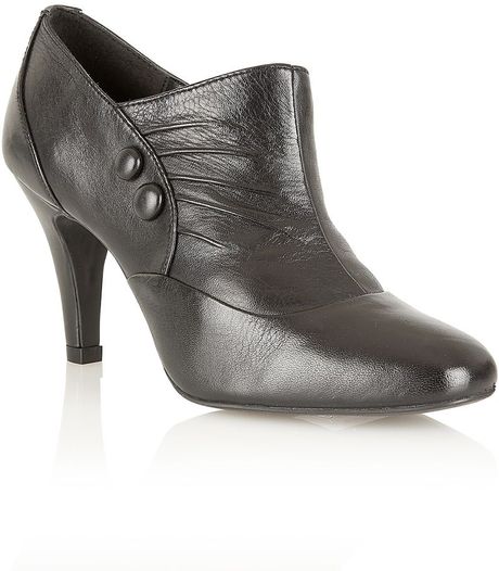 Lotus Alexia Trouser Shoes in Black (Black Leather)