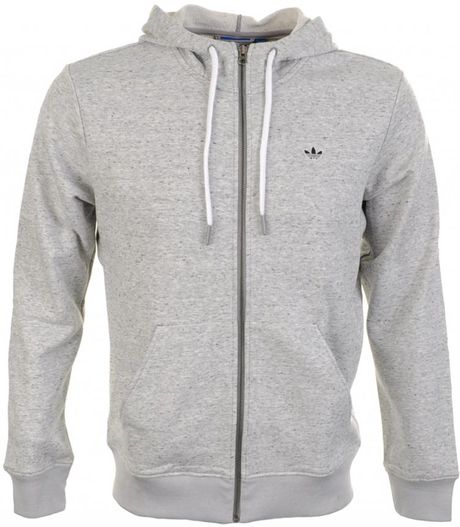 adidas zip hoodie grey