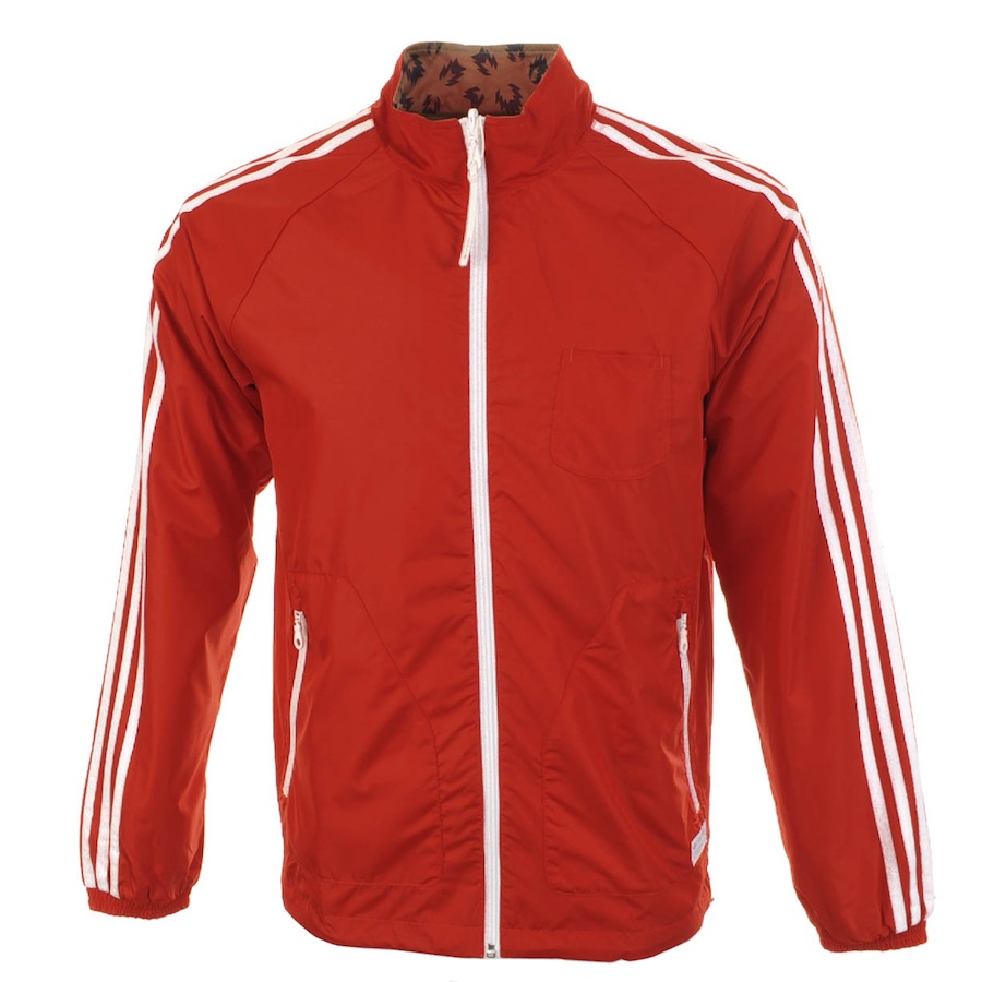Adidas Originals Reversible Track Jacket Vivid in Red for Men | Lyst