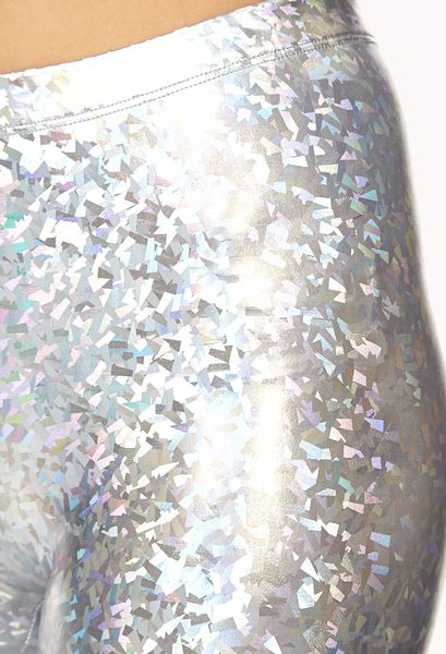 forever 21 silver leggings