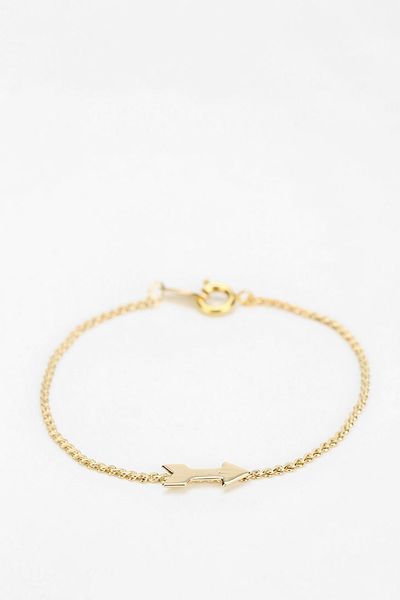 Urban Outfitters Diament Jewelry For Urban Renewal Gold Arrow Bracelet ...