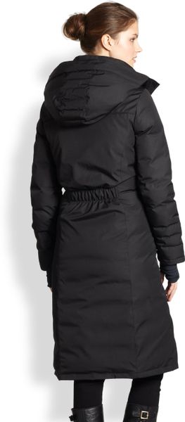 Canada Goose Middleton Long Coat In Black Lyst