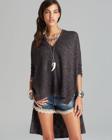 Free People Cardigan Tgif in Black | Lyst