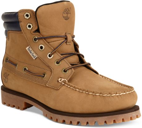timberland boots blue and brown