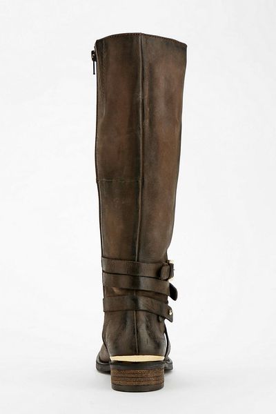 ... Outfitters Steve Madden Albany Anklewrap Riding Boot in Brown | Lyst