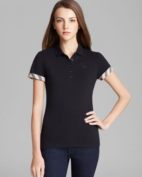 burberry ladies polo shirts