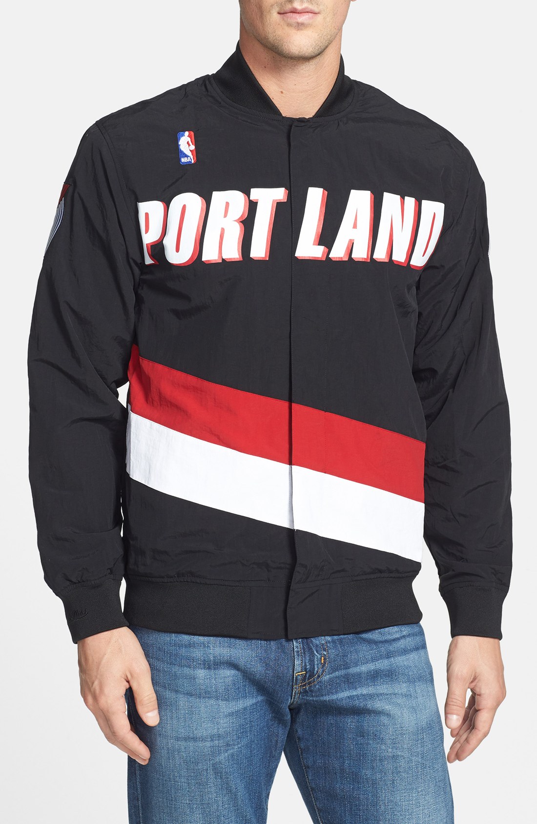 portland trail blazers warm up shirt