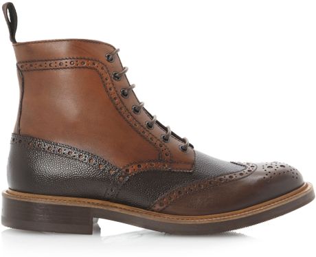 dune brogue boots