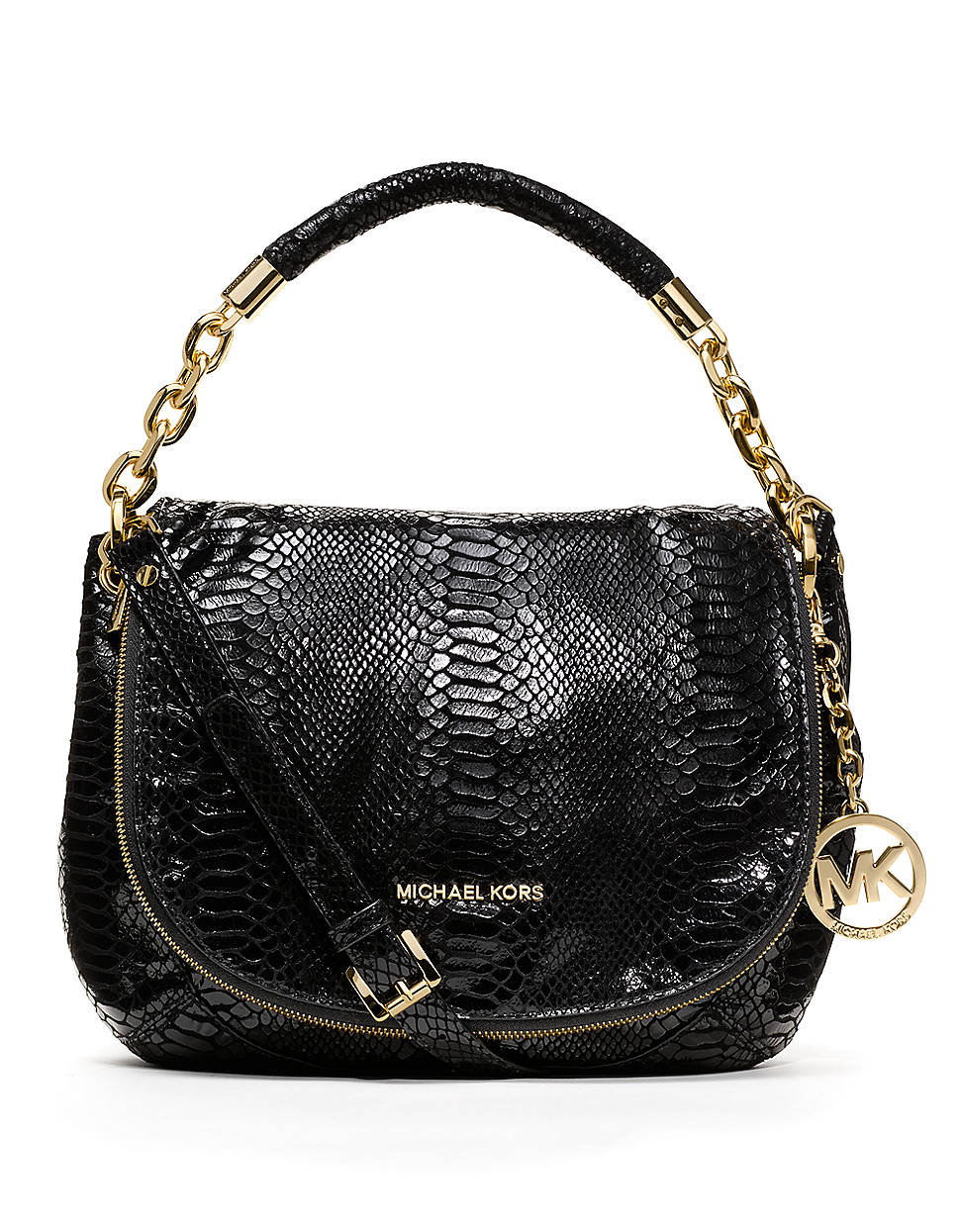 Michael Kors Handbags Black Patent Leather | Semashow.com