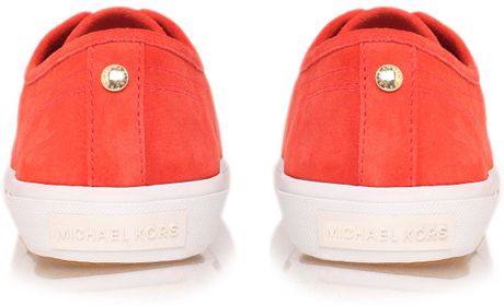 michael kors orange sneakers