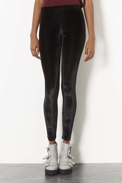 topshop velour joggers