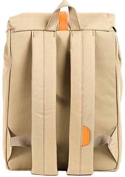 beige backpack herschel