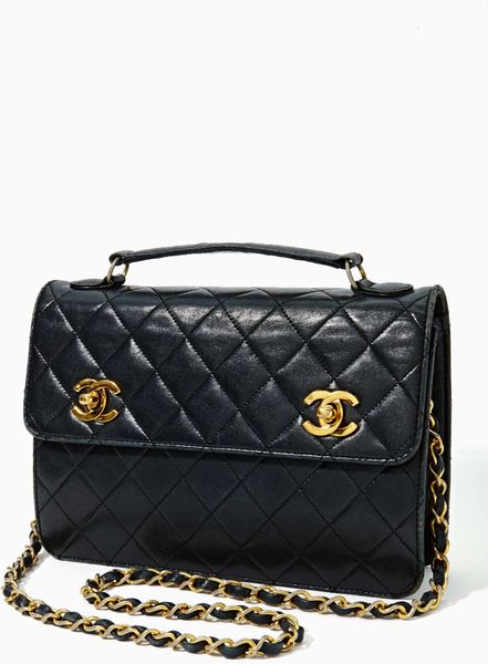 chanel quilted satchel