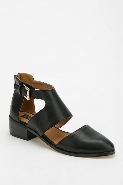 Urban Outfitters Deena Ozzy Cutout Buckle Boot in Black | Lyst