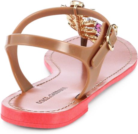 tan jeweled sandals