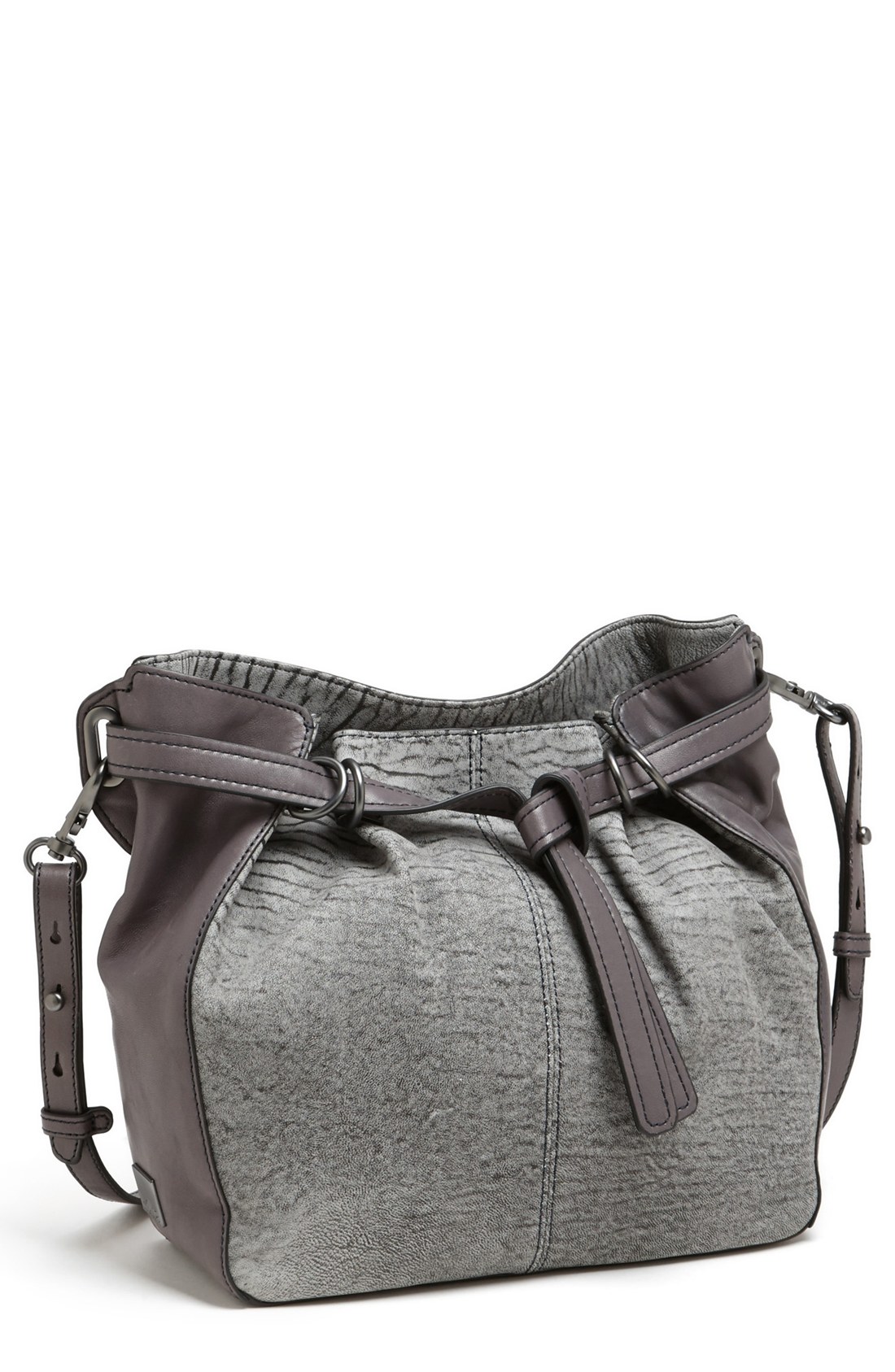 Kooba Bailey Leather Crossbody Bag in Gray (Denim) Lyst