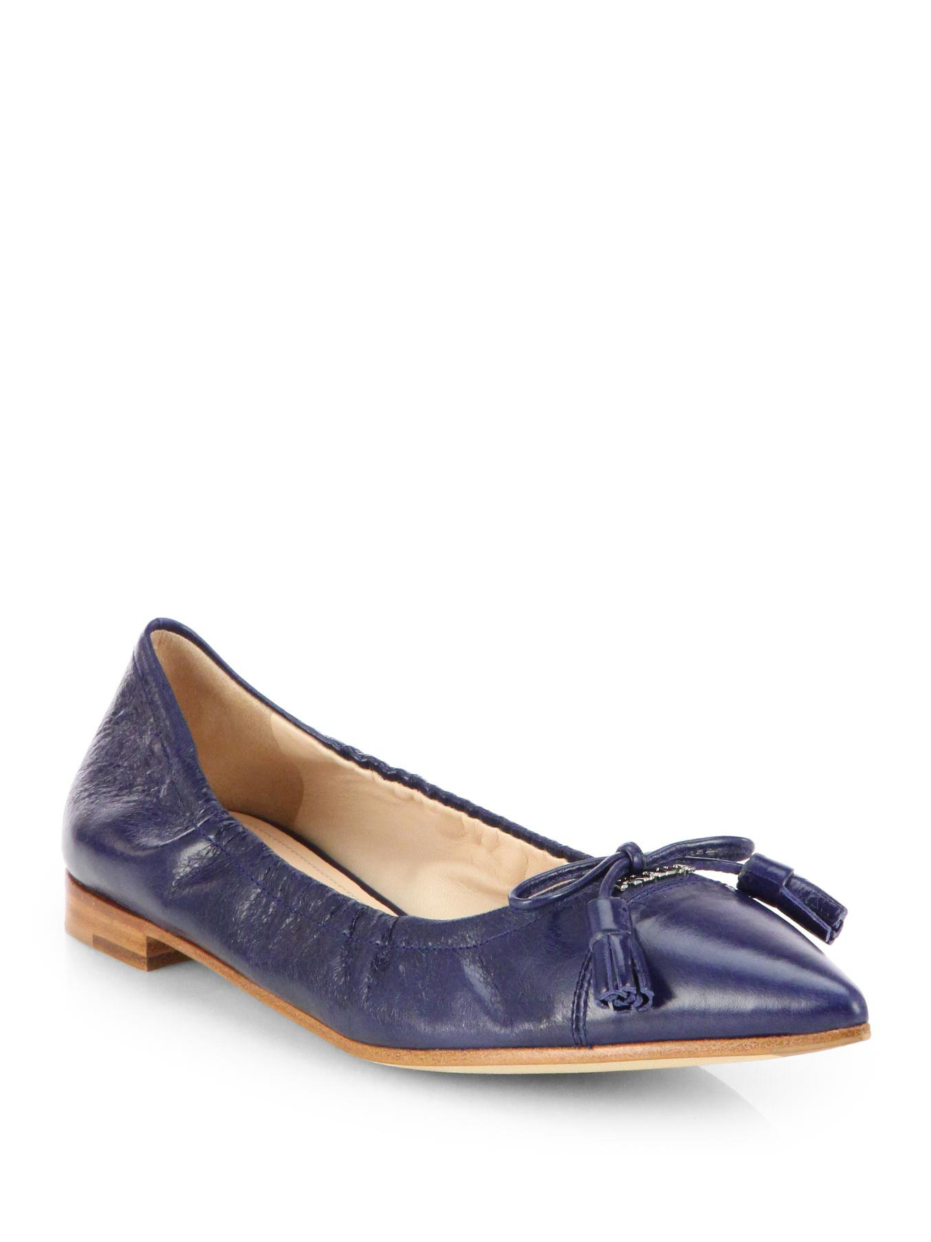 prada pointed toe flats