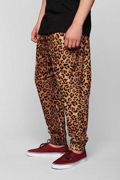 mens cheetah pants