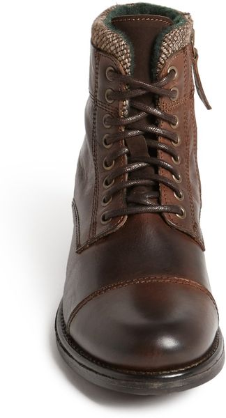 Aldo Timo Cap Toe Boot in Brown for Men | Lyst