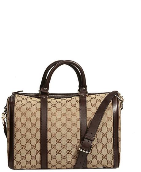 Gucci Handbag Vintage Web Large Trunk Bag Gg in Brown | Lyst