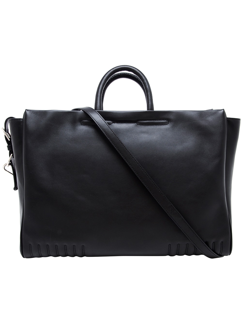 3.1 Phillip Lim Medium Ryder Leather Holdall in Black Lyst