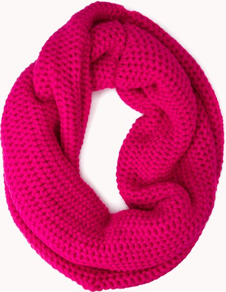 Forever 21 Cold Days Infinity Scarf in Pink (FUCHSIA) Lyst