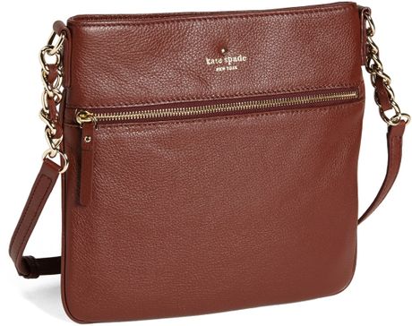 Kate Spade Cobble Hill Ellen Leather Crossbody Bag Small in Brown (Molasses) | Lyst