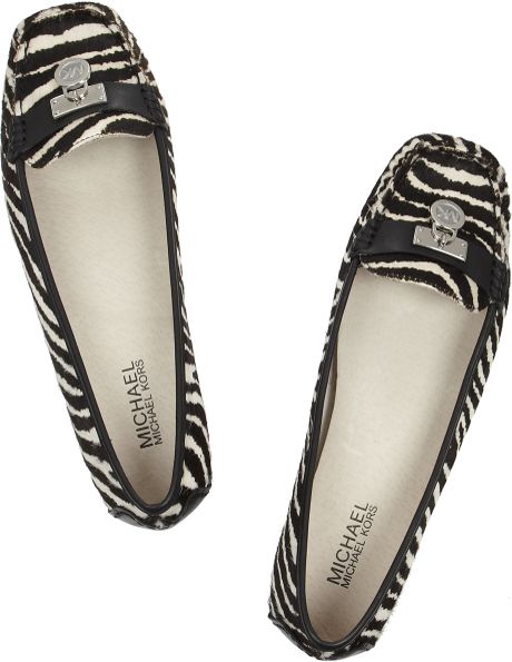 michael kors zebra flats