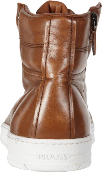 tan high top sneakers
