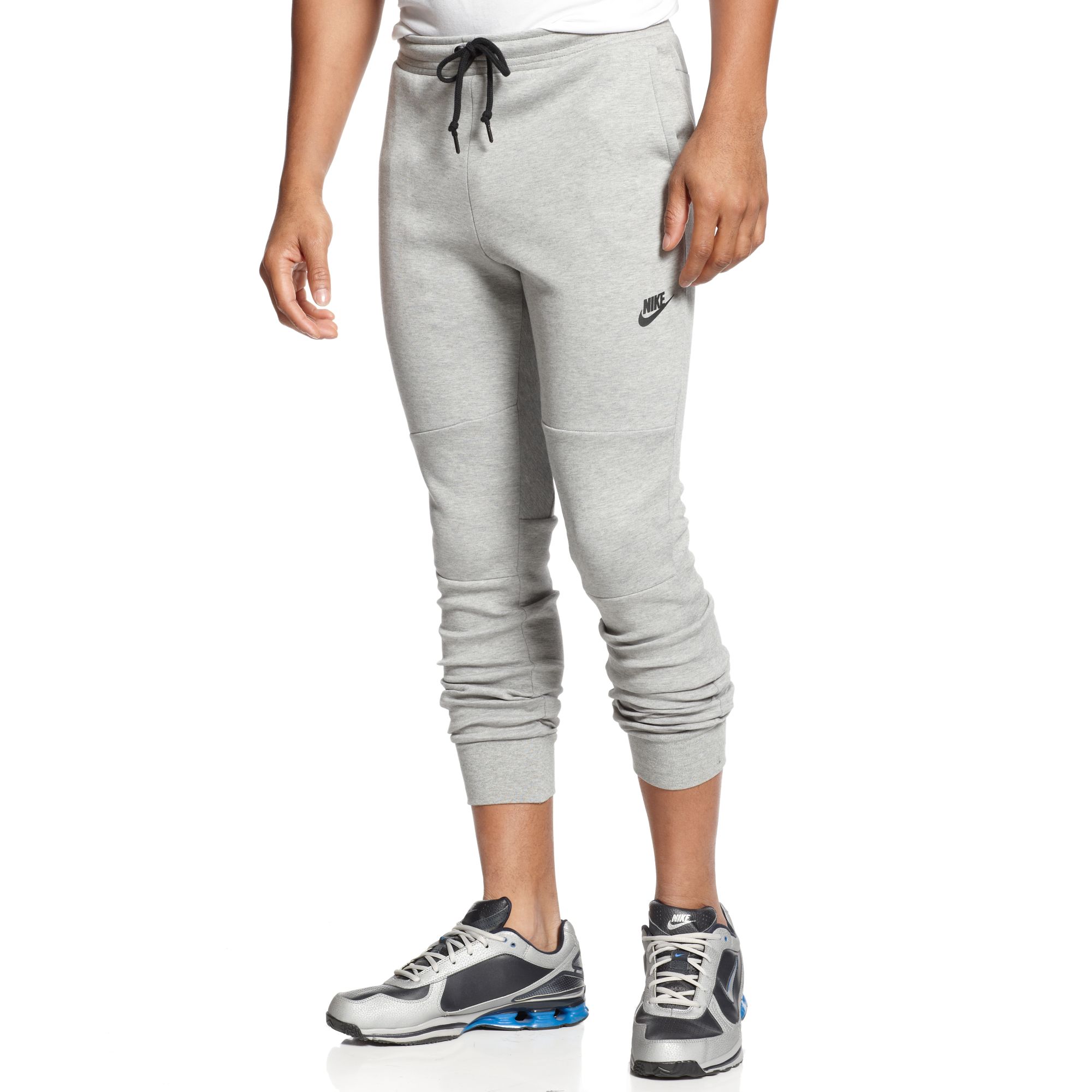 Nike Tech Fleece Pants In Gray For Men Dark Heather Grey Lyst