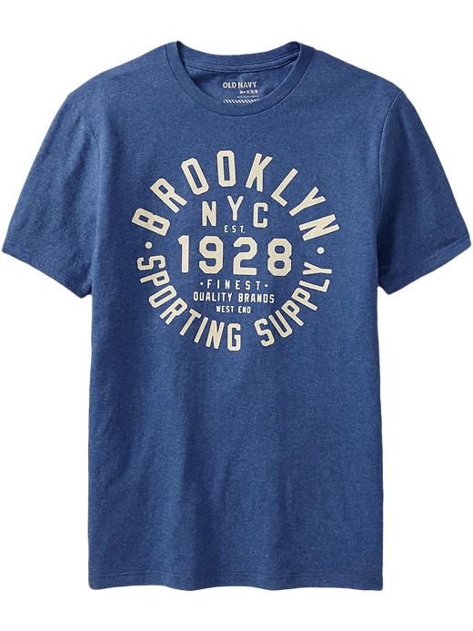 Old Navy Graphic Tees in Blue for Men (Cobalt Heather) Lyst