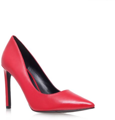 Nine West Tatiana High Heel Court Shoes in Red | Lyst