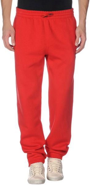 nike sweatpants mens red