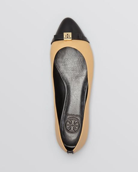 cap toe pointed flats