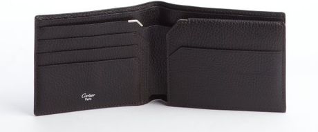 cartier mens leather wallet