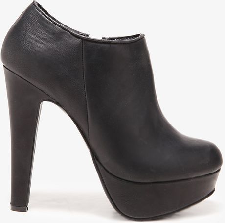 platform booties forever 21