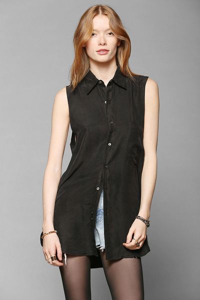 Urban Outfitters The Reformation X Urban Renewal Amber Sidezip Shirt ...