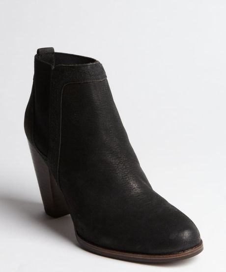 black booties block heel