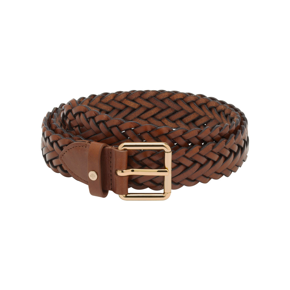 Mulberry Braided Belt in Brown (natural) | Lyst