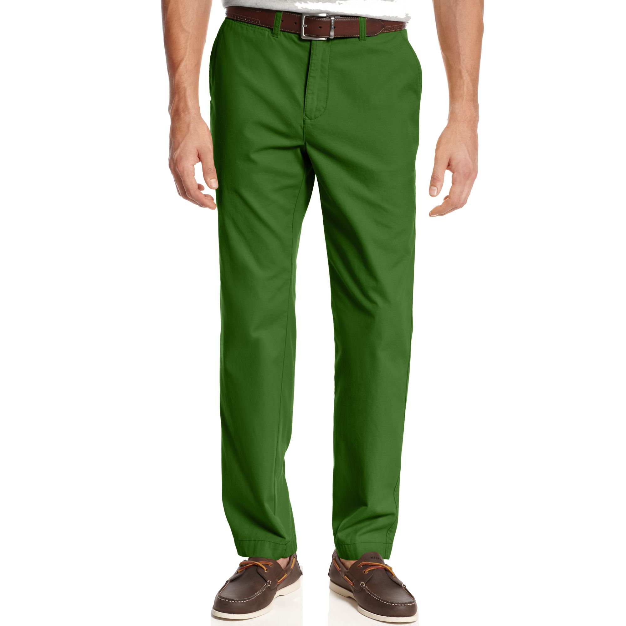 tommy hilfiger green pants