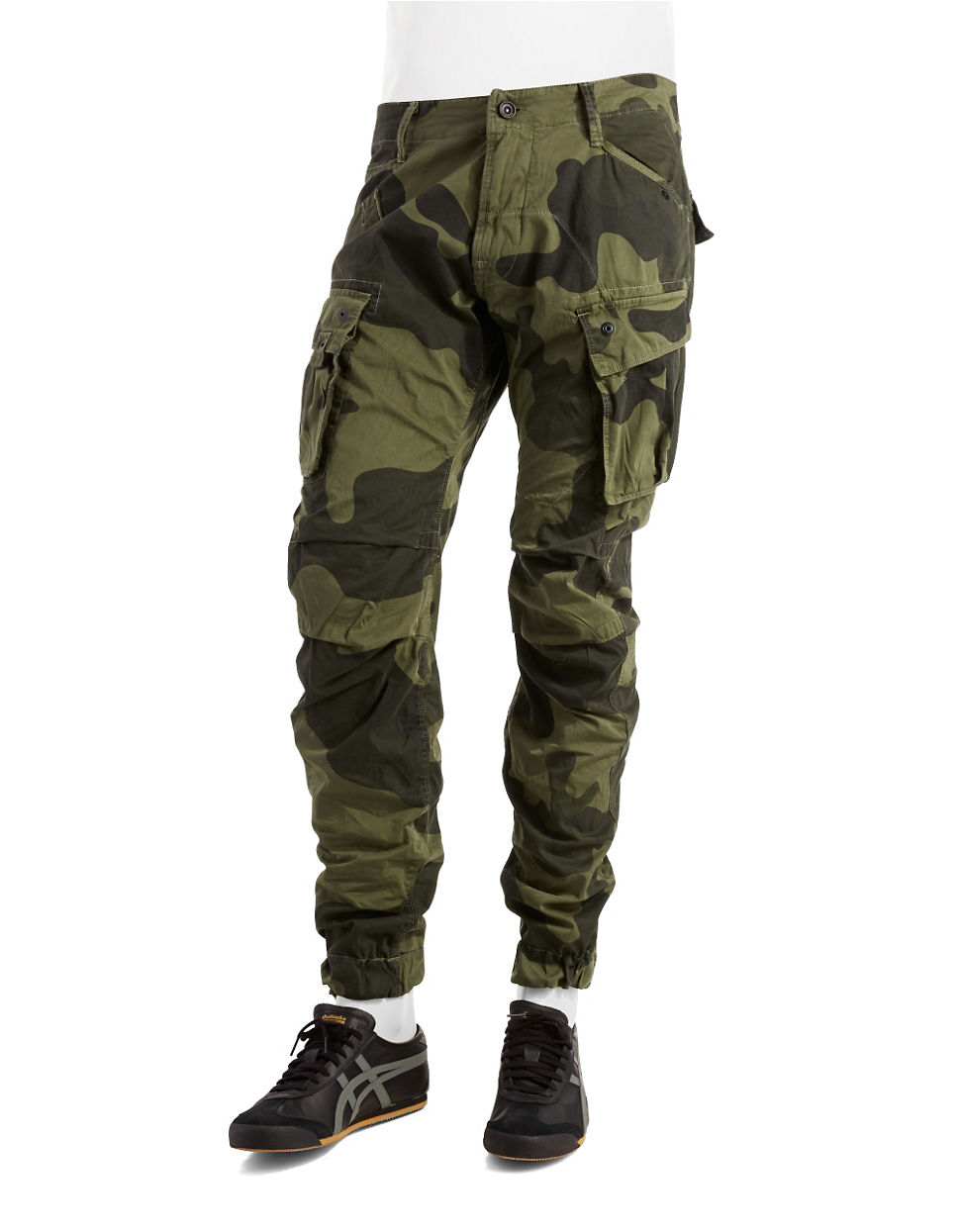 Gstar Raw Camouflage Cargo Pants in Green for Men Lyst