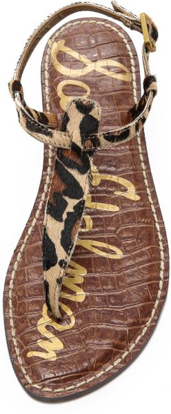 sam edelman leopard gigi sandals