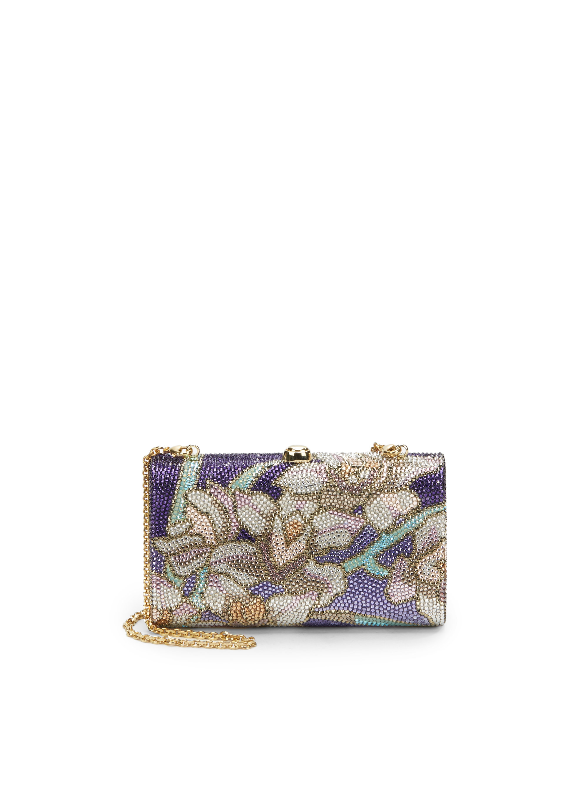 Judith Leibers Wavy Curve Clutch judith leiber new wavy curve floral mosaic clutch Judith Leibers Wavy Curve Clutch judith leiber new wavy curve floral mosaic clutch