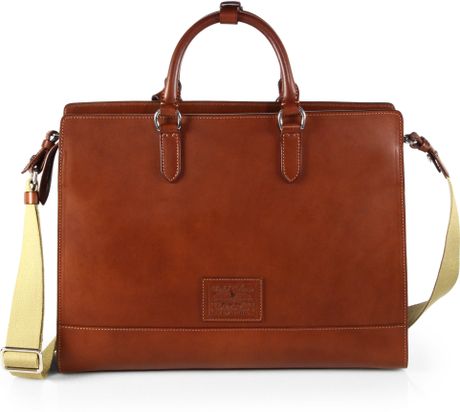 ralph lauren leather briefcase