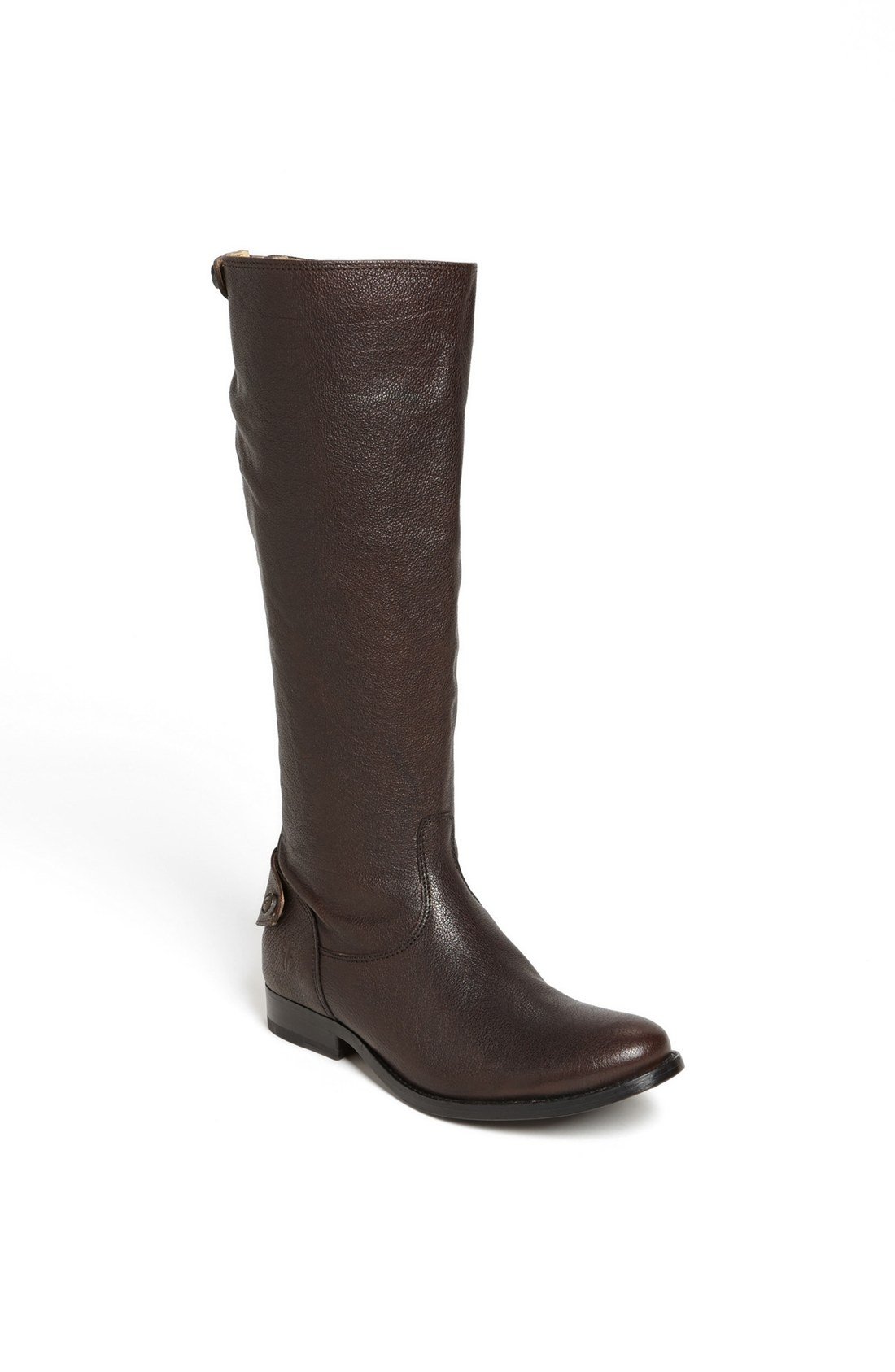 Frye Melissa Button Back Boot In Brown Dark Brown Brown Lyst