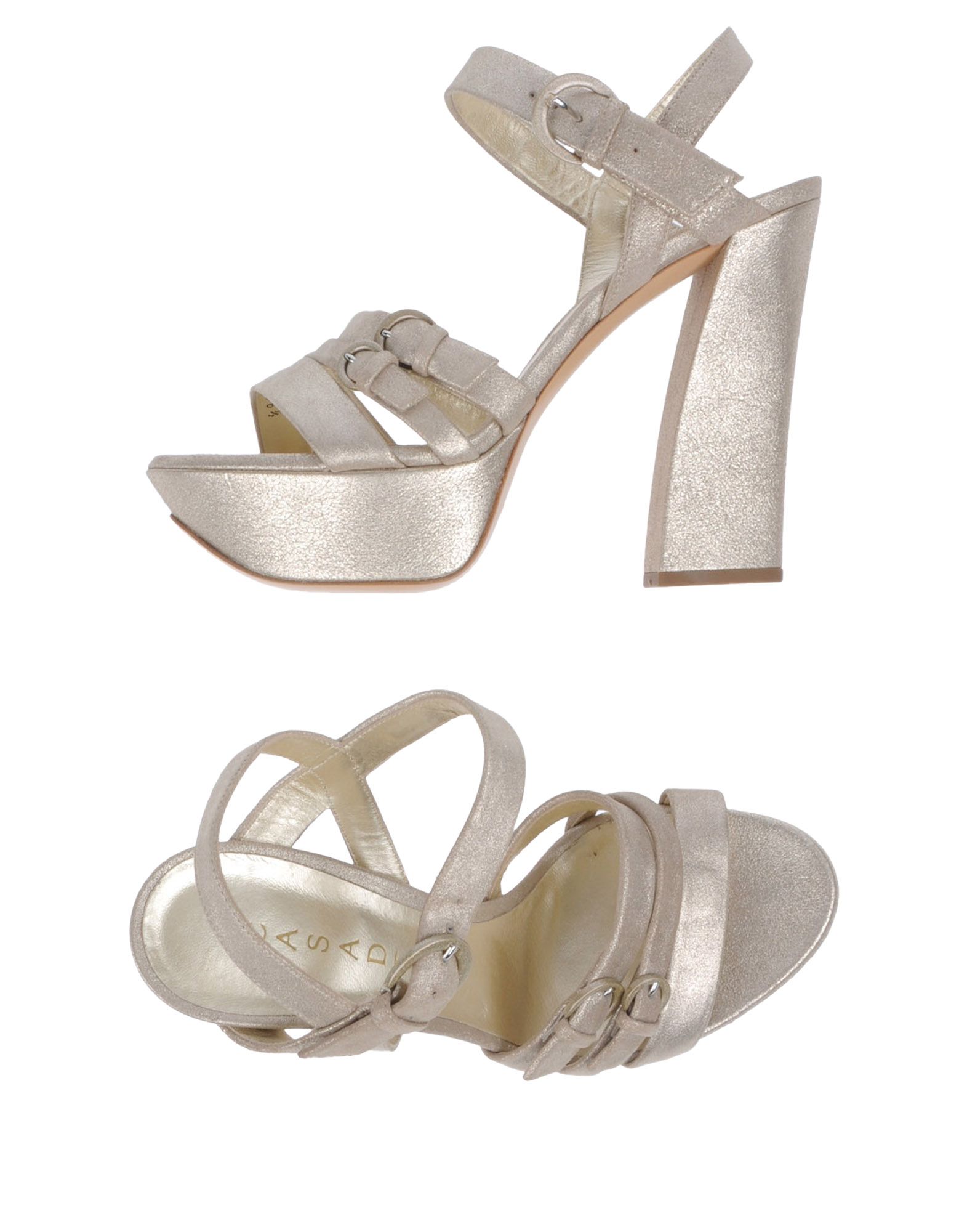 platinum sandals evening